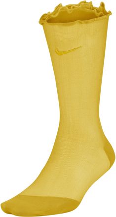 Nike Unisex Sheer Training Ankle Socks in Yellow | SK0009-393