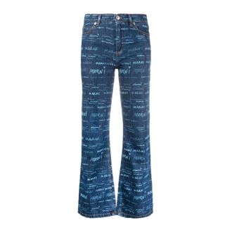 Marni Dames, Jeans, Blauw, Maat: 2XS Katoen