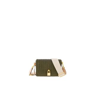 Carolina Herrera Cross Body Bags, female, Green, Size: ONE SIZE Andy Mini Locked Crossbody