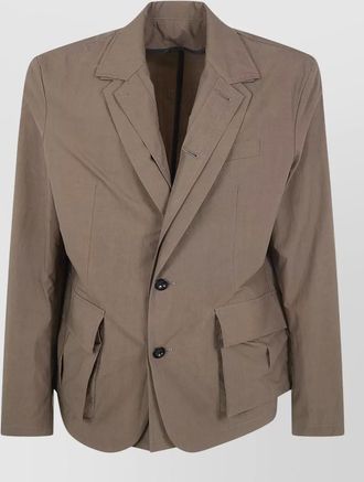 sacai cotton blazer
