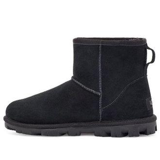 UGG (WMNS) UGG Essential Mini Classic Fleece Lined Black 1115030-BLK