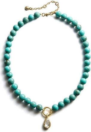 BaubleBar Janette Beaded Pendant Necklace in Blue at Nordstrom