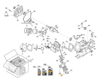 OEM Carburador Original Stiga Para Motor Lc 170 F - Sm70 - Sw 60 P 118551172/0