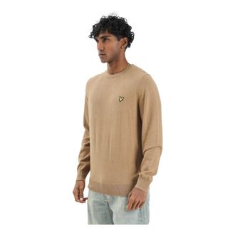 Lyle & Scott Heren, Truien, Beige, Maat: M