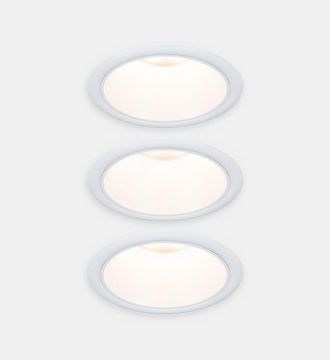 Paulmann Cole Lote De 3 Focos Empotrables Blancos