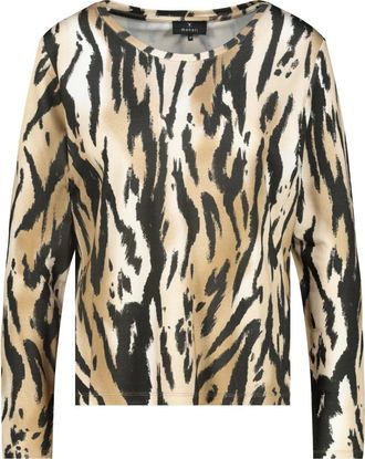 Monari Elegante Viscose Blouse - Dames - Tops - Veelkleurig - Maat: M Viscose
