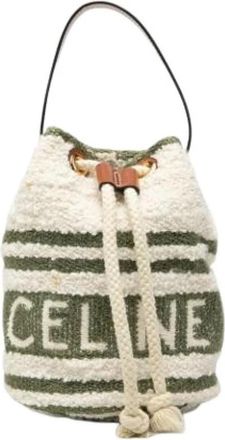 Celine Pre-owned Vintage Bucket Bag - Dames - Vintage Tas - Groen - ONE Size - Vintage