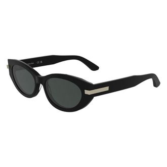 Calvin Klein Sunglasses, female, Black, Size: 54 MM Cat Eye Sunglasses
