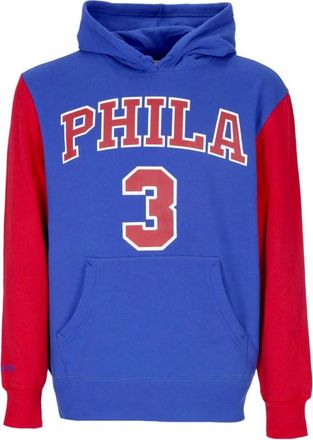 Mitchell & Ness NBA Mode Fleece Hoodie 1996 - Heren - Hoodies - Blauw - L - Katoen - Hoodies & sweatvesten