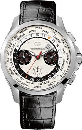 Girard Perregaux Traveller WW.TC Chronograph Automatic Mens Watch 49700-11-131-BB6C