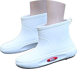 Generic Unisex Wellingtons Boots Knee High Wellington Rubber Textile Lined Wellie Easy to Clean Shoe Comfortable Rain Shoes Waterproof Snow Boot for Walking O