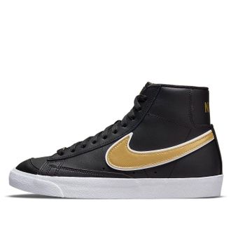 Nike (WMNS) Nike Blazer Mid 77 Essential Black Metallic Gold DH0070-001