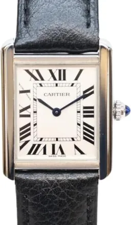 Cartier Pre-owned Vintage Polshorloge - Dames - Vintage Horloges - Zwart - ONE Size - Vintage