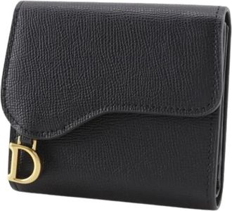 Dior Pre-owned Vintage Portemonnee - Dames - Vintage Accessoires - Zwart - ONE Size - Leer - Vintage
