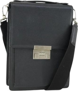 Bally Pre-owned Leather Crossbody Tas - Dames - Vintage Schoudertas - Zwart - ONE Size - Leer - Vintage