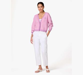 Kate Spade New York Scallop Spade Logo Cardigan