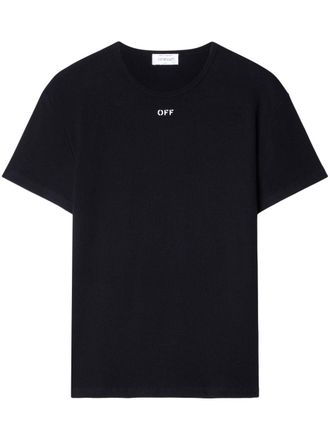 Off-white Off Stamp T-Shirt - men - Spandex/Elastane/Cotton - S - Black