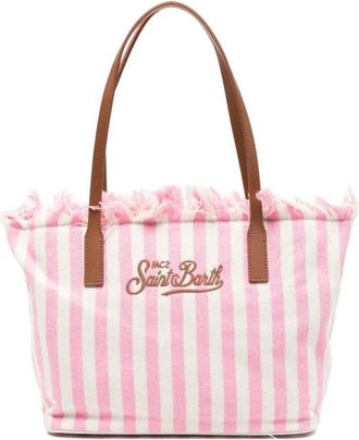 MC2 Saint Barth City Bag Fringe - Dames - Shoppers - Veelkleurig - ONE Size - Katoen - Tassen