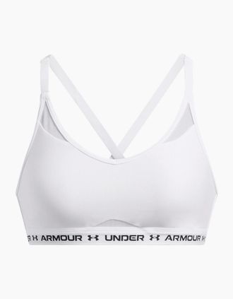 Under Armour Womens Crossback Low Bra - White - Size: 18 2xl