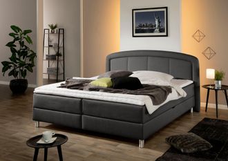 Maintal Polsterbett »Lucas« mit Bettkasten, in 4 Breiten und wahlweise 2 Matratzenarten