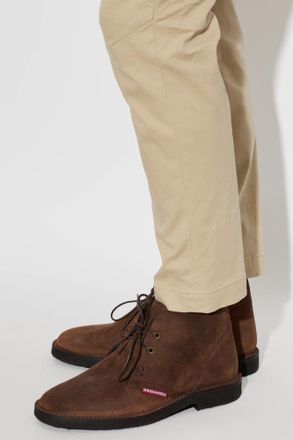 Dsquared2 Suede Ankle Boots, Mens, Brown