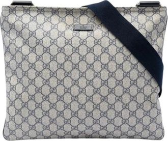 Gucci Pre-owned Crossbody Bag - Dames - Vintage Schoudertas - Beige - ONE Size - Leer - Vintage