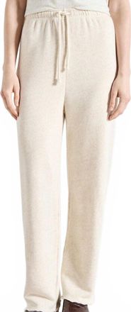 American Vintage Itonay Fleece Joggers In Ecru