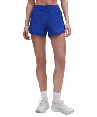 lululemon Hotty Hot High Rise Short - 4 In Beach Ball Blue