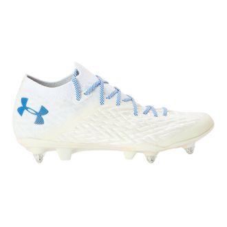 Under Armour Clone Magnetico Pro gewatteerde gebreide voetbalschoenen voor heren (Wit)