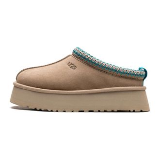 UGG Driftwood Slipper met Verhoogd Platform - Dames - Pantoffels - Beige - 39 EU - Wol - Schoenen