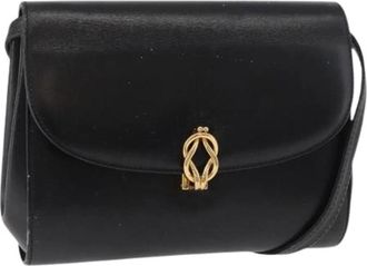 Gucci Pre-owned Vintage Schoudertas - Dames - Vintage Schoudertas - Zwart - ONE Size - Leer - Vintage