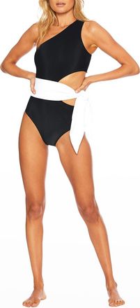 Beach Riot Carlie Side-Tie Cutout One-Piece Swimsuit