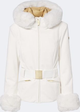 Goldbergh Prezioso belted hooded technical ski jacket