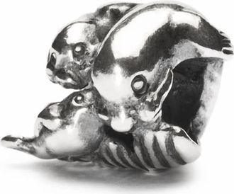 Trollbeads Womens Seal Family Bead Charm In Silver