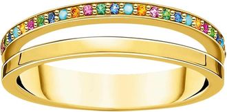 Thomas Sabo Thomas Sabo, Dames, Accessoires, Geel, Maat: ONE Size Leer