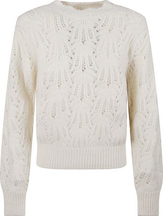 Isabel Marant Delicate Openwork Knit Celestine Sweater