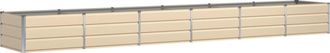 vidaXL Jardinera Marfil 480 X 80 X 45 Cm Acero Vidaxl