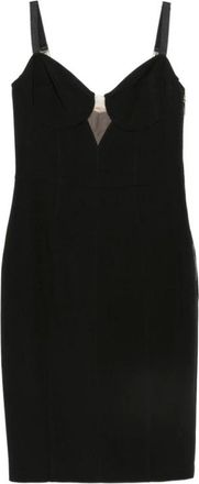 Elisabetta Franchi 110 Tubino C/bretelle - female - Elisabetta Franchi - Party Dresses - Black - XL - Dresses