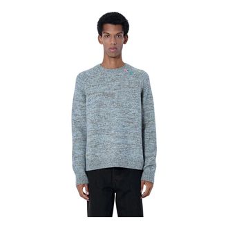 Dries Van Noten Maba Sweater - Knitwear - Hombre - Gris - XL