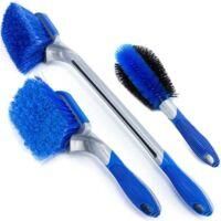 OEM Pack De 3 Cepillos De Limpieza Para Autocaravanas, Motocicletas, Cepillos De Limpieza, Limpiadores De Llantas, Cepillos Para Ruedas De Coche, Kit De A