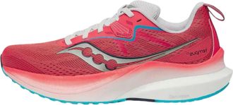 Saucony Womens Tempus 2 Shoes, Cayenne/Silver, 4 UK