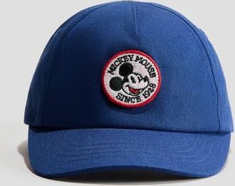 H&M Cotton Cap in Bright Blue/mickey Mouse at Nordstrom, Size 9-12 M