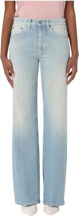 Dondup Jacklyn Straight Jeans - Dames - Regular Fit Jeans - Blauw - W31 - Jeans