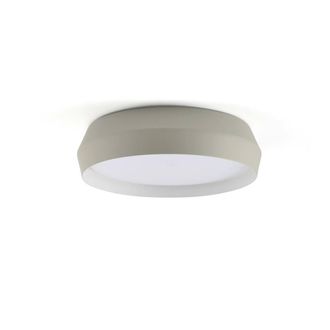 Netlighting Shoku 350 Grey White Wall Ceiling Lamp 24W 2700K in Light Grey