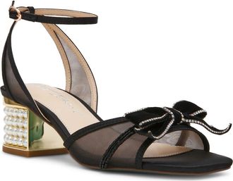 Betsey Johnson Cody Ankle Strap Sandal in Black at Nordstrom, Size 5.5