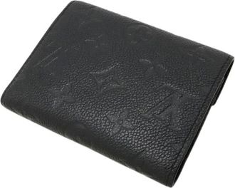 Louis Vuitton Pre-owned Wallets, female, Black, Size: ONE SIZE Pre-owned Canvas wallets