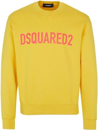 Dsquared2 Sweatshirt - Heren - Sweatshirts & Hoodies - Geel - Maat: L