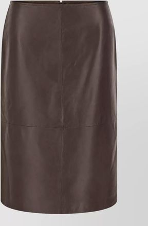 Antonelli leather pencil skirt