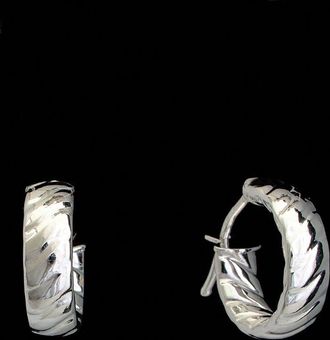 Italian Gold, Inc 14K Italian Gold Twist Hoops