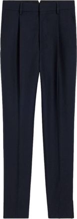 Ami high-waisted tailored trousers - women - Wool - 40 - Blue